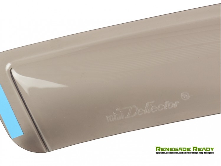 Jeep Renegade Side Window Air Deflectors Front/ Rear Set 4 Piece Set